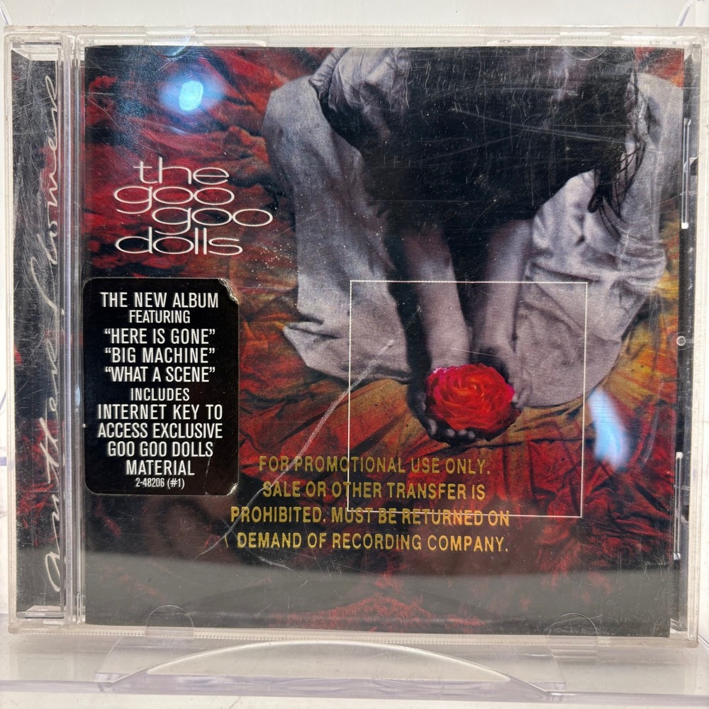 Goo Goo Dolls Gutterflower Promo CD 2002 Warner Bros‎ 9362-48206-2 Rock Music